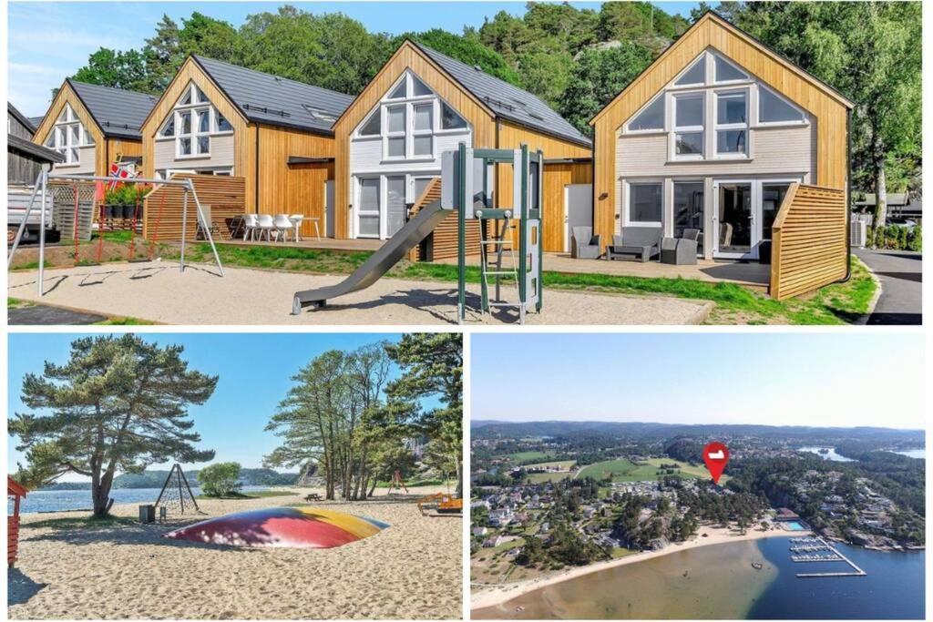 Nybygd Feriebolig Rett Ved Strand Til Leie! คริสเตียนซานด์ ภายนอก รูปภาพ